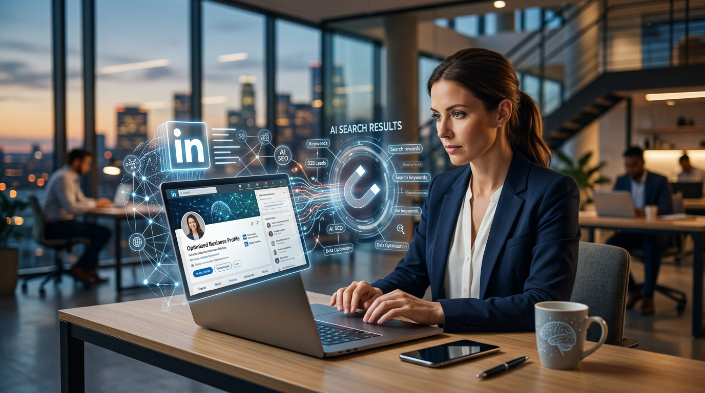 A close up of a LinkedIn profile page showing the about section and skills list.