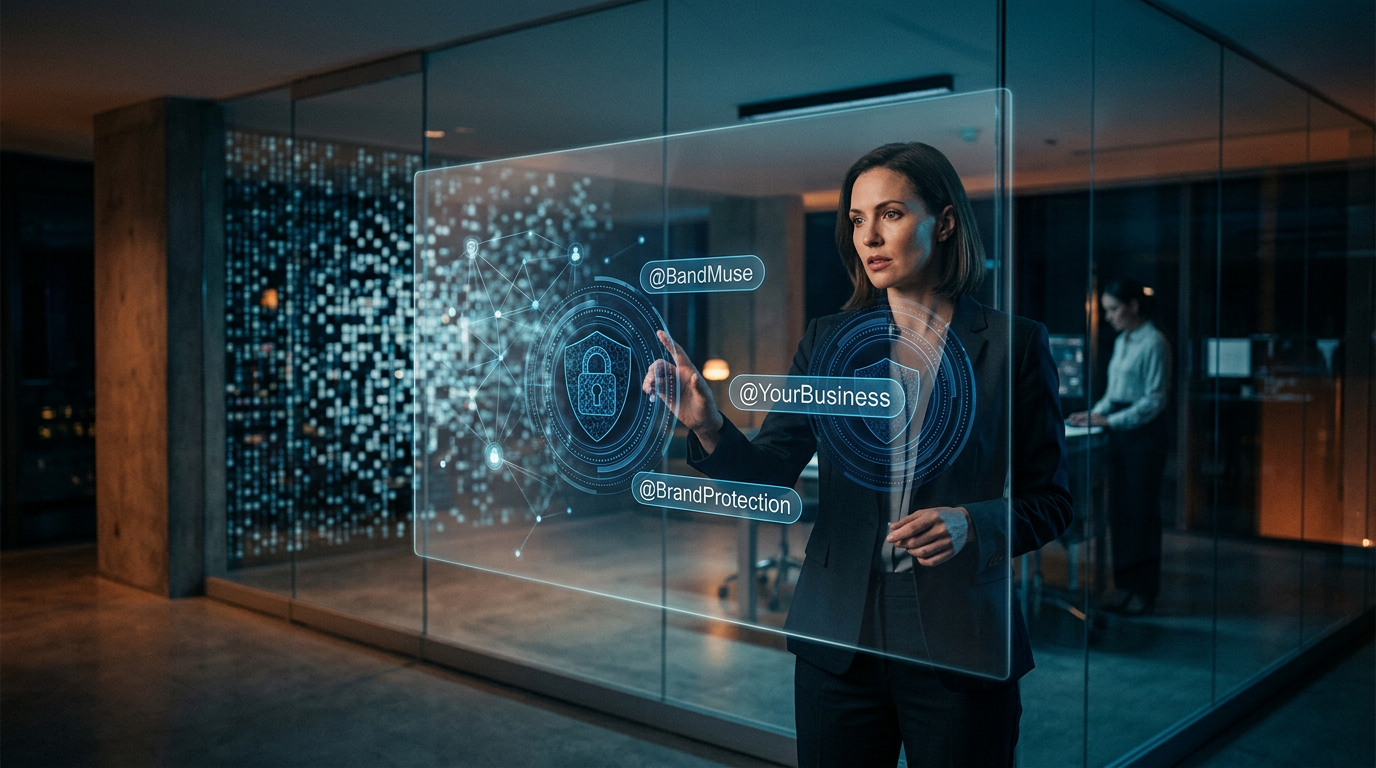 A digital shield protecting a social media profile icon from a software robot.